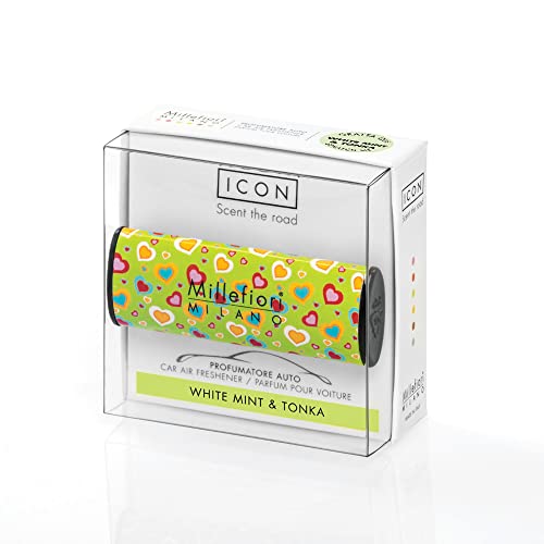 ミッレフィオーリ(Millefiori) カーフレグランス/カーエアフレッシュナー 『ICON FIORI(アイコン・フィオーリ)』 ホワイトミント 16CARB08（Amazon）