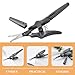 NOLITOY Round Scissors for Eyebrow Nose and Beard Trimming Portable Grooming Tool for Men and Women Ergonomic Design for Comfortable Grip Beauty Scissor Gray
