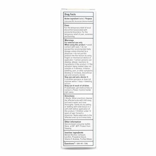 Zensa Numbing Cream 5% Lidocaine – Maximum Strength Topical Anesthetic with Vitamin E for Pain Relief from Hemorrhoids – Vegan, Cruelty-Free, Water-Based, Physiologic pH for Sensitive Skin – 30g - Imagem 6