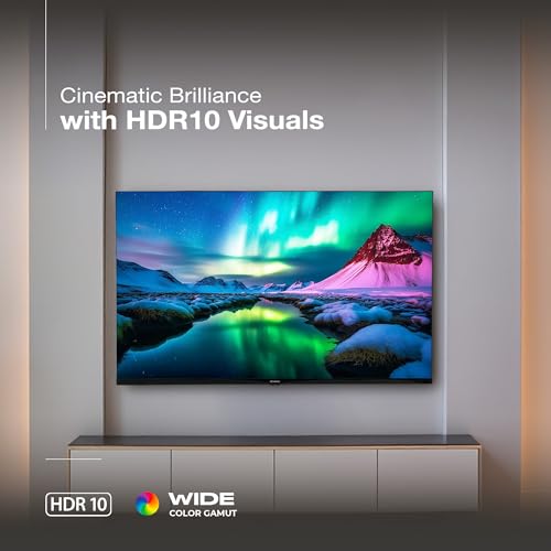 Image of SANSUI 109 cm (43) Full HD QLED Smart Google TV with HDR10, Dolby Audio, Bezel-Less Design, Built-in Chromecast & FloLED Panel JSW43FHG5Q (Black)