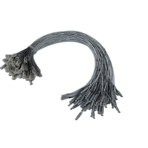 1000 PCS 7.87Inch Hang Tag String Snap Lock Pin Loop Tie Fasteners,Polyester String Hanging String Hang Tag String for Retail Store Clothing Accessory Price Pins