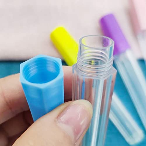 Image of 10Pcs Pin Needle Storage, Plastic Material Space Saving Felting Sewing Needles Container Transparent Needle Storage Tubes Bottle for Handmade Crafts