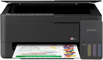 EPSON EcoTank L3350 Wi-Fi + Tarayıcı + Fotokopi Renkli Çok Fonksiyonlu Tanklı Yazıcı C11CL62413 + Orjinal Siyah Mürekkep Hediyeli