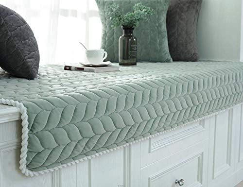 PETCUTE Sectional sofa cover sectional couch slipcovers l shaped sofa protector corner sofa cover90X90cmGreen - Image 3
