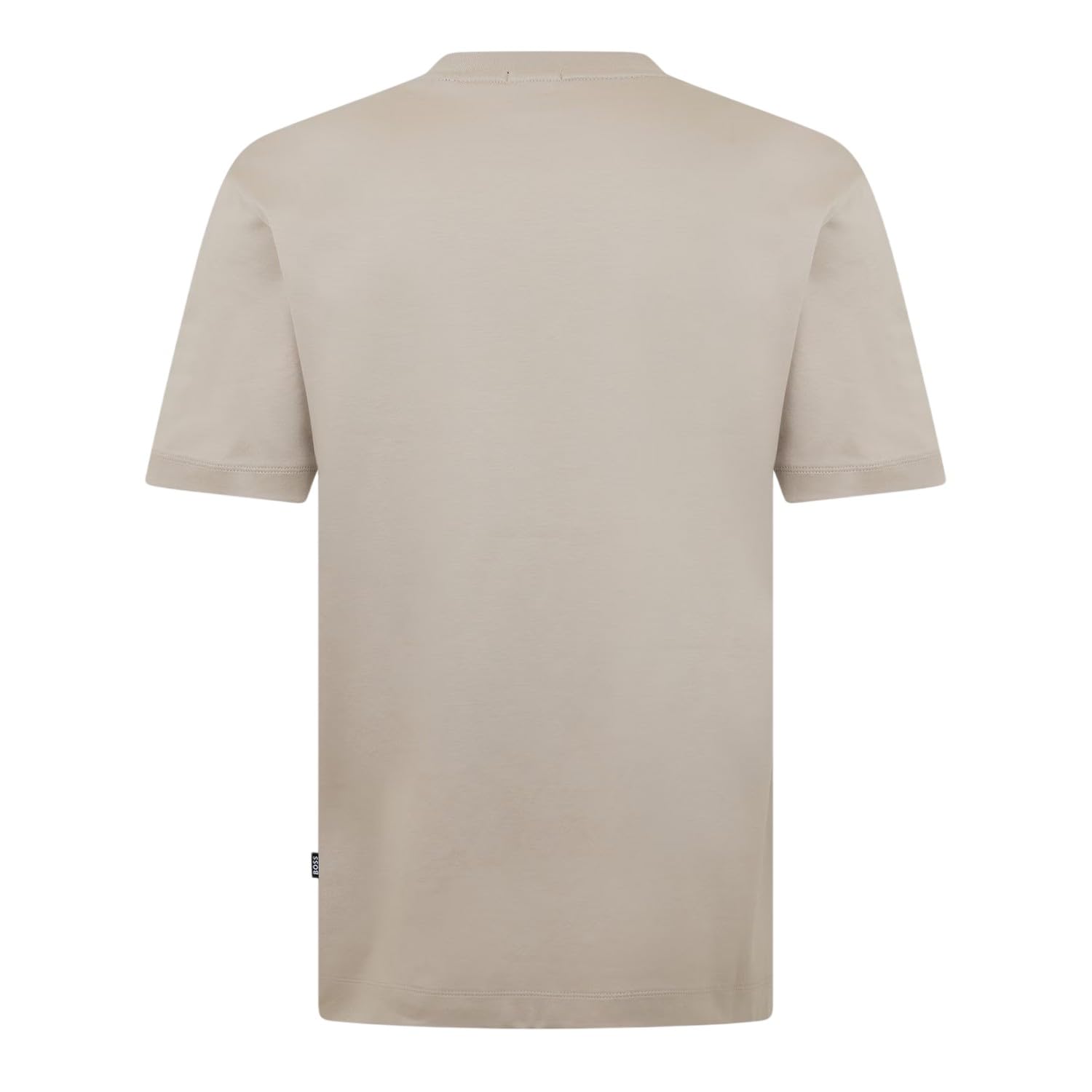 T-shirt bawełniany męski gładki biały BOSS