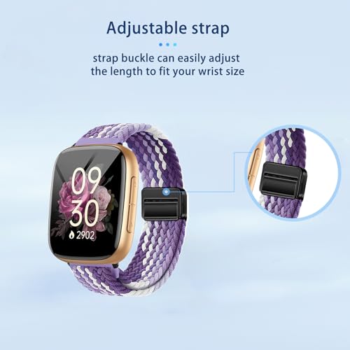 Correa para reloj NOUKAJU Nylon ajustable para Quican GTX20 miniatura 6
