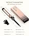Curling Iron 2 Inch, Large Barrel Curling Wand for Hair, Ceramic Long Barrel Hair Curling Iron Dual Voltage