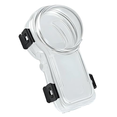 Carcasa de buceo 50m para cámara de acción con protector de lente invisible
