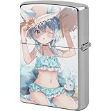 白猫プロジェクト コヨミ 水着 Zippo交換用外側 電子 周辺 萌えグッズ 可愛い アウトドア 喫煙具 金属 両面プリント 落下保護 耐摩耗 耐衝撃 防錆 個性 プレゼント