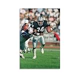 ORtte Bo Jackson American Football Star Poster Artworks Canvas Room Aesthetic Wall Art Prints Home Modern Decor Gifts 16x24inch(40x60cm)