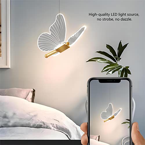 Generic 001 2 Lights Modern Creative Butterfly Led Pendant Light thumb #4