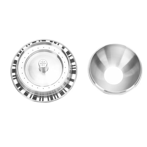 Cialde Caffè Riutilizzabili per Plus, Capsula in Acciaio Inossidabile 304 con Kit Completo, Filtro Caffè Ricaricabile per Macchina - Preparazione Personalizzata & Sostenibile