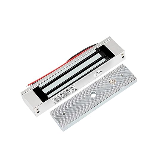 Kit de cerradura eléctrica para puerta Cerraduras electromagnéticas de 12V, cerradura magnética eléctrica de 180KG/350lbs, soporte ZL U for electrónico de Control de acceso de puerta a prueba de agua(
