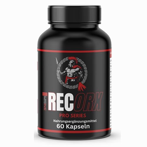 REC orx PRO Series 60 Kapseln für Aktive Männer mit Zink für den Testosteronspiegel* | Einfache Anwendung | mit L-Arginin Tribulus Terrestris Maca Ashwaganda EXTRA statt Gummy Bären