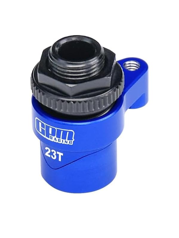 Aluminum 7075 Alloy 23T Servo Saver Set Horn With Built-In Spring For Traxxas 1:16 Mini Maxx 4WD 107154-1 / Mini XRT VXL-3S 108076-1 Monster Truck Upgrades - Blue