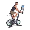 Echelon Connect EX-8s Smart Exercise Bike with 24 Inch HD Touchscreen, LED Flywheel, Bluetooth, 32 Resistance Levels, SPD Pedals, USB Port, Dumbbell Holders & Free 30-Day Echelon Fit App Membership