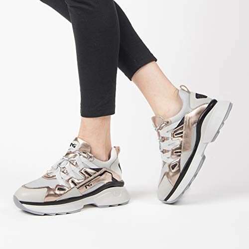 Nero Giardini E010808D Sneakers Donna in Pelle e