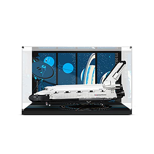 HYZH Acryl Vitrine Schaukasten für Lego 10283 Creator Expert NASA Space Shuttle Discovery, Staubdichte Display Case…