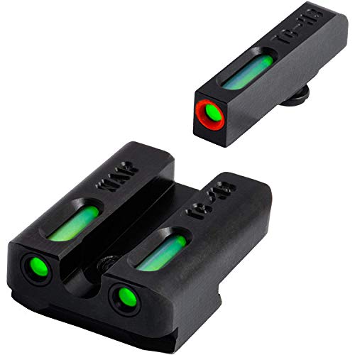 Image of Truglo TFX PRO Handgun Sight, Glowing Shock Proof Tritium and Fiber Optic Night Sight for Handguns, Compact, Durable, and Snag Free Sight