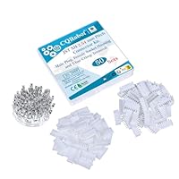 CQRobot JST XH 2,54 mm Tonhöhe 7-Polige Elektronischer Steckverbinder IC Männlich Stecker, Weiblich Buchsengehäuse und T-Crimp-Klemme. 50 Sätze / 450 Teile Kabel-Platine-Adapterkabelbaugruppe.