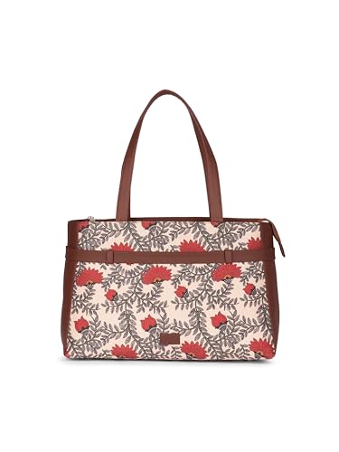 Image of ZOUK Urban Escape Bag | Stylish Vegan with Laptop Compartment, Trolley Sleeve & Anti-Theft Pocket |