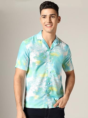 Image of DHRUVI TRENDZ Shirt for Men | Mens Casual Shirt | Men Stylish Shirt | Men Printed Shirt | Men's Regular Fit | Men Formal Shirt | Men's Solid Slim Fit