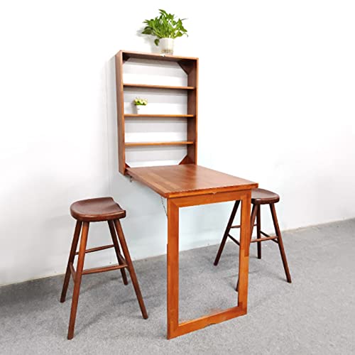 Bureau mural peu encombrant pliable : table flottante pour ordinateur portable - 2