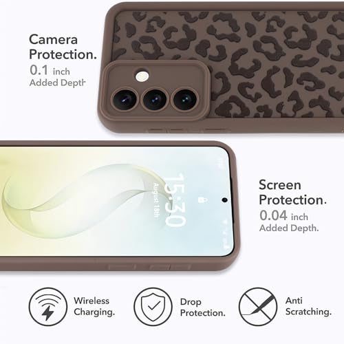 Image of Compatible with Samsung Galaxy S26 Case, Brown