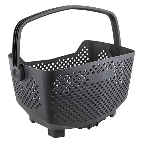 Tubus Unisex - Adult Racktime Baskit Edge 2.0 System Basket, Black, 43 x 24 x 29 cm