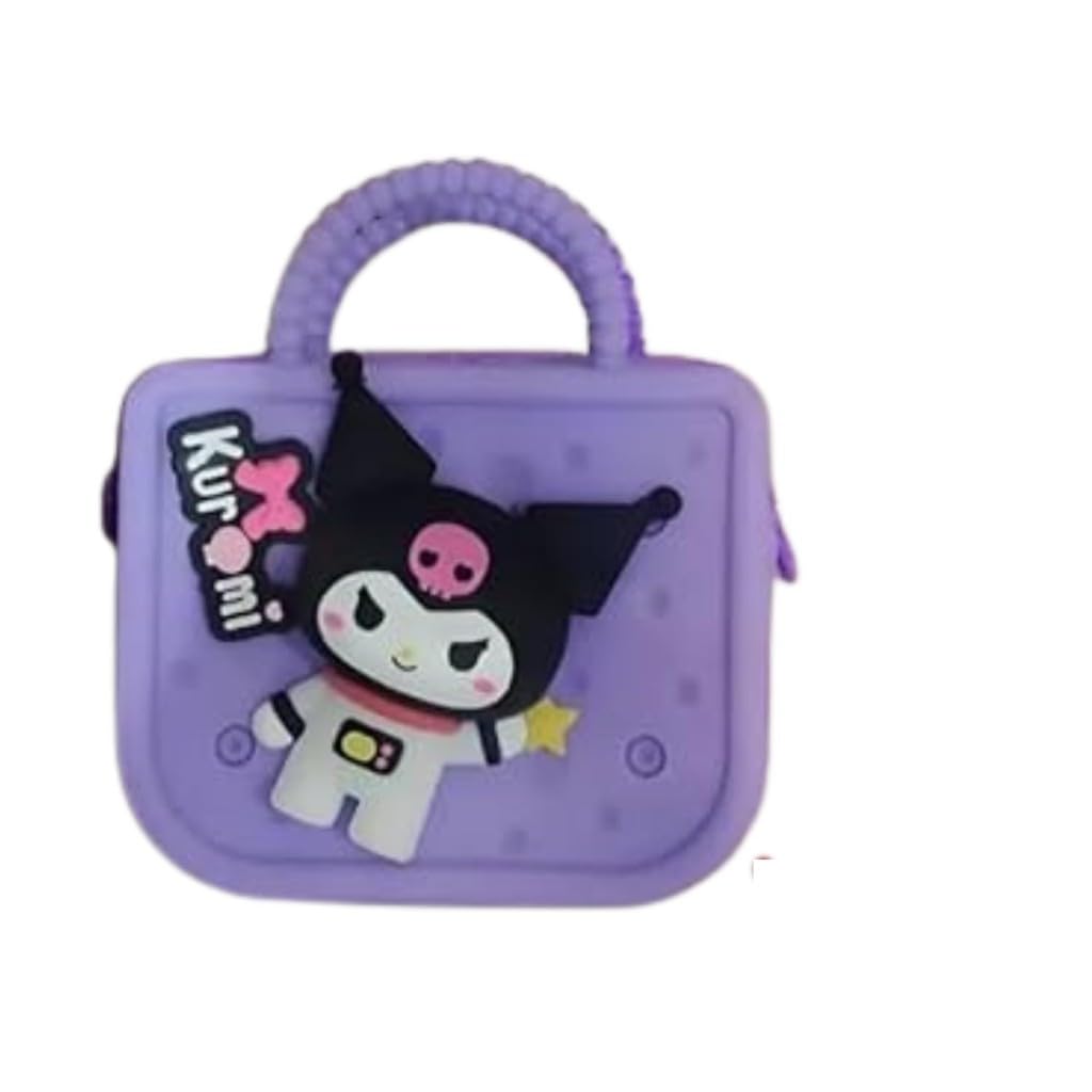 pmw Cute Silicone Handbag for Kids, Cartoon Sling Bag - Pack of 1 - Random Model-picture-14