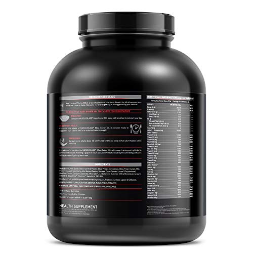 Image of MuscleBlaze Mass Gainer XXL Mass Gainers (3 kg, Cookies & Cream)