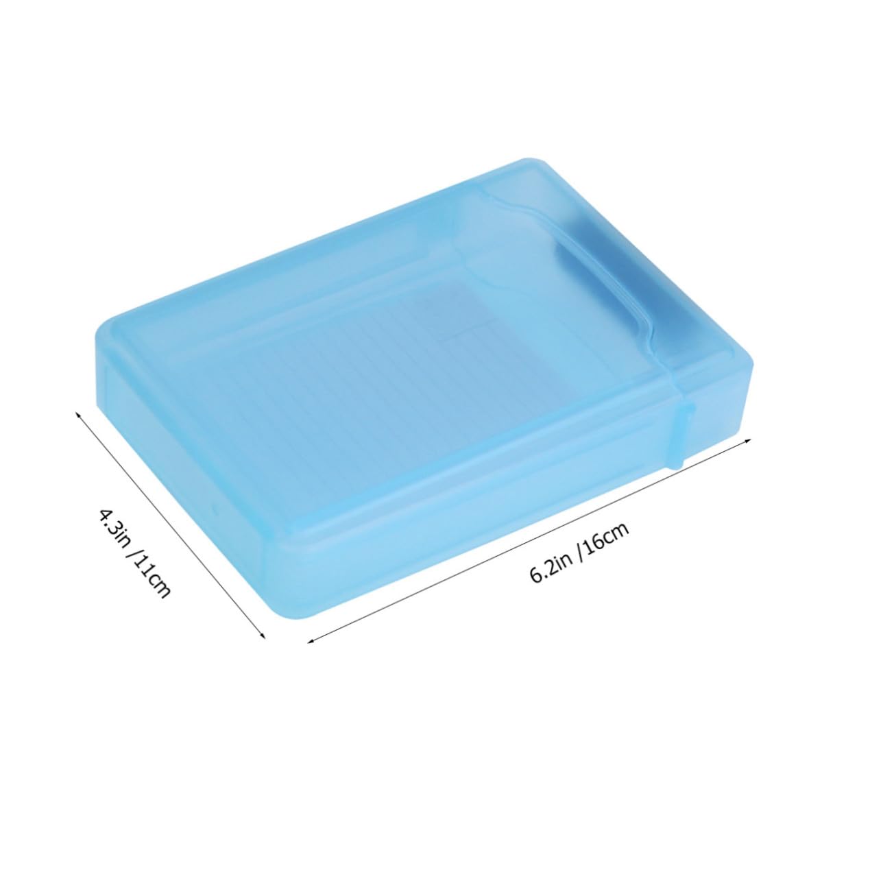 5 Pezzi Custodia Hard Disk Rigida Protettiva in Plastica Durevole con Chiusura Sicura e per Organizzazione Adatta Esterni Colori Misti