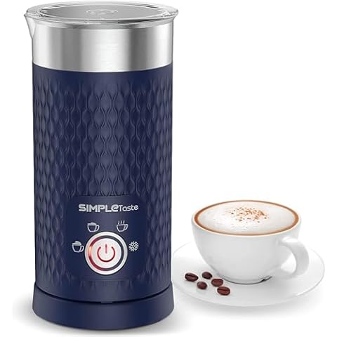 SIMPLETASTE Electric Milk Frother and Steamer Cover