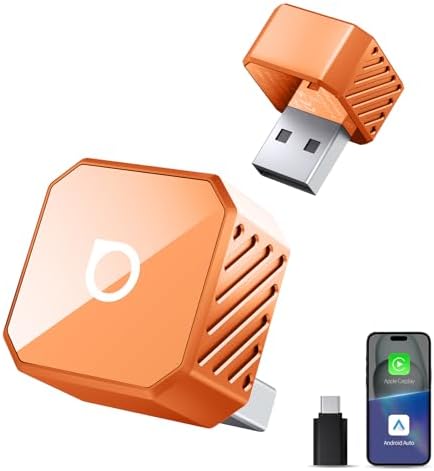 OTTOCAST Mini 3.0 (Pot) 2025 2-in-1 Wireless CarPlay/Android Auto Adapter