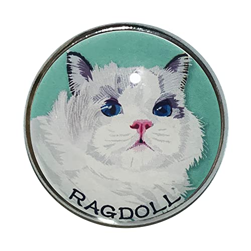 猫 ピンバッジ 風の中のラグドール BL ピンバッチ 猫 ブローチ 猫ピン
