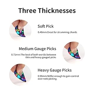 Rainbow Rose Lot de 3 médiators en celluloïd coloré pour guitare basse, amateurs de musique, guitare, électrique, acoustique 0,46 mm, 0,71 mm, 0,96 mm - Les Beatles, Paul McCartney, John Lennon, RIngo Starr, George Harrison Rainbow Rose Lot de 3 médiators en celluloïd coloré pour guitare basse, amateurs de musique, guitare, électrique, acoustique 0,46 mm, 0,71 mm, 0,96 mm – Image 5