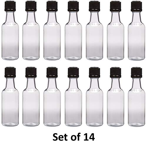 50 ml (1.7 Oz.) Premium Quality Round PET clear small plastic bottle