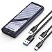 UGREEN Case Esterno per SSD M.2 NVMe PCIe USB C 3.2 Gen 2 10Gbps UASP, Case Disco Rigido 2TB M/M&B Key, Case Hard Disk con Cavo USB C Compatibile con 970 Evo Plus 980 PRO WD SN770 Kingston Blu immagine