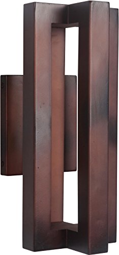 Craftmade Z1504-AC-LED Kai Outdoor LED Wall Mount Sconce Lighting, 3-Light, 30 Watts, Aged Copper (6