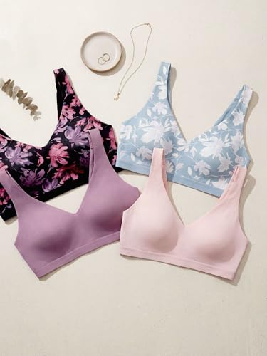 Image of Warner's Womens Cloud 9 Super Soft, Smooth Invisible Look Wireless Lightly Lined Comfort Bra Rm1041a