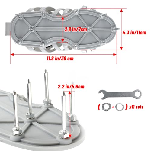 Zapatos aireadores para césped con picos, talla única miniatura 4