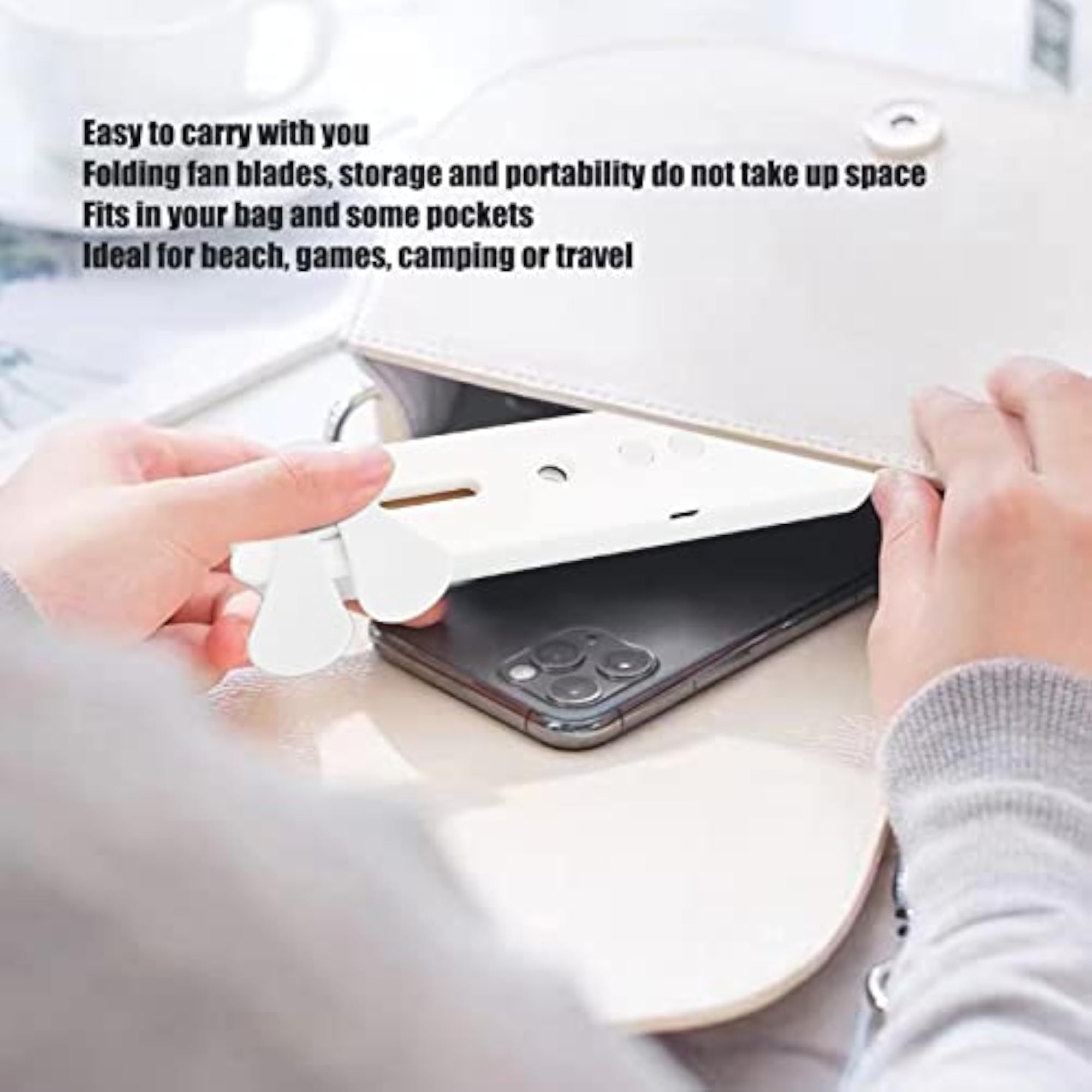 Handheld Misting Fan, Portable Water Spray Fan