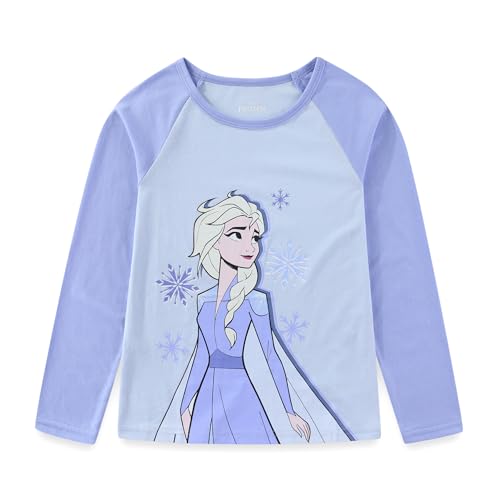 Image of Disney Lilo and Stitch Frozen Minnie Mouse Princess Girls Long Sleeve Shirt and Pants Set for Infant to Big Kids