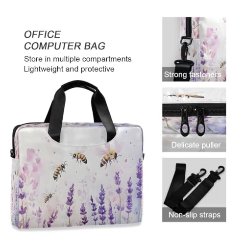 Bolsa compacta para portátil con correa acolchada y bolsillo protector con cremallera 6
