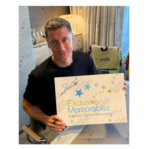 Exclusive Memorabilia Camiseta del Bayern Múnich 2019-20 firmada por Robert Lewandowski