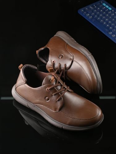 Image of egoss Zero Gravity Men's Sneakers | Genuine Leather Casual Shoes | Trendy | Lightweight | Comfortable Fit | Stylish ES-25