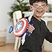 Marvel Mech Strike Mechasaurs Captain America Redwing Blaster, NERF Blaster with 3 Darts, Role Play Super Hero Toys for Kids Ages 5 and Up