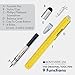 Monteverde USA 9-in-1 Tool Fountain Pen in Yellow – Medium Nib, Multifunctional Pen with Stylus, Screwdrivers, Level, and Ruler – Exclusive Collection, Ideal Gift for Professionals