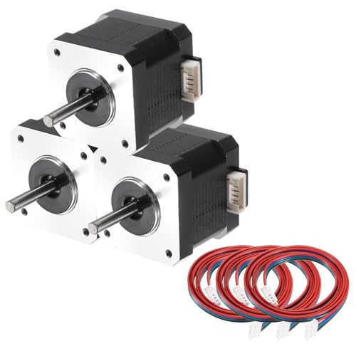 Moteur pas à pas Nema 17 MECCANIXITY 40mm 1.5A pour imprimante 3D et CNC, lot de 3 pièces