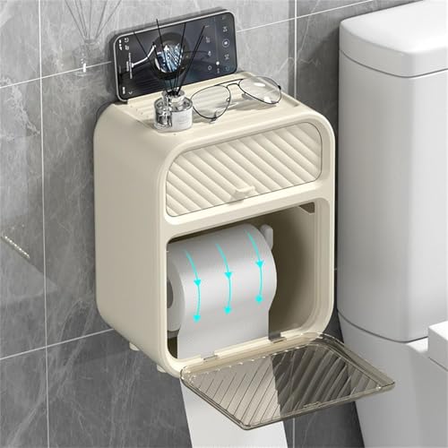 Dispensador de toallas de papel para toallas plegadas en C que ahorra espacio y organiza el baño 5